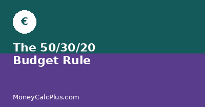 The 50/30/20 Rule: A Simple Way to Budget Your Money